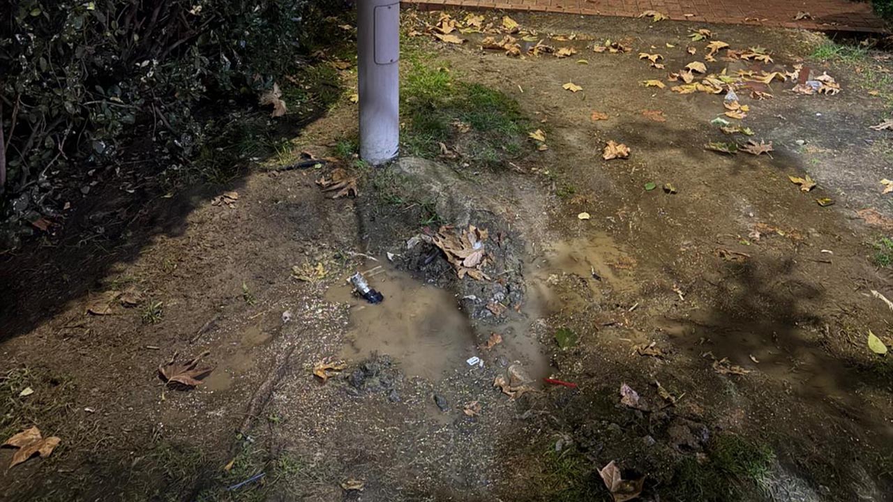 Cevdet Aydın Parkı’nda Su Arızasına Anında Müdahale (1)