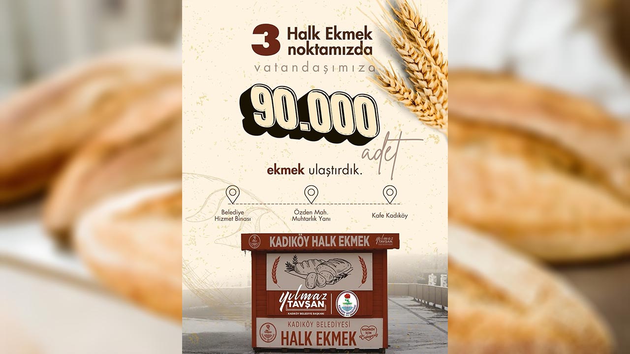 Kadıköy’de Halk Ekmek Projesiyle 90 Bin Ekmek Vatandaşa Ulaştı (2)