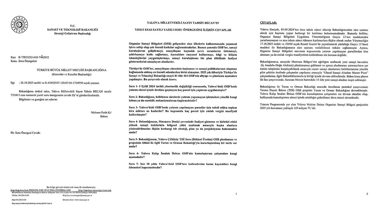 Yalova Chp Vekil Tbmm Soru Onerge Osb (1) 1