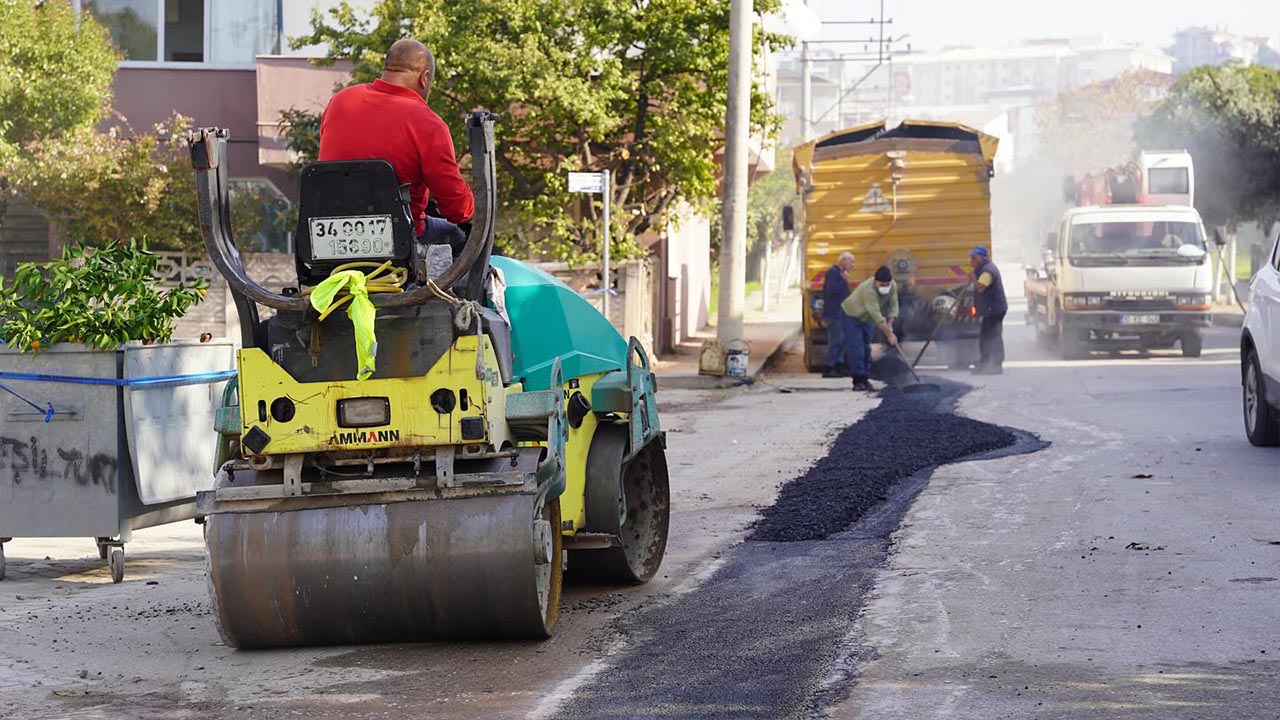 Yalova Kadikoy Belediye Ozden Mahalle Nur Cadde Asfalt Yama Calisma (4)