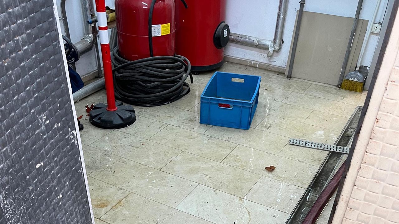 Aile Sağlığı Merkezi’ni Su Bastı (1)