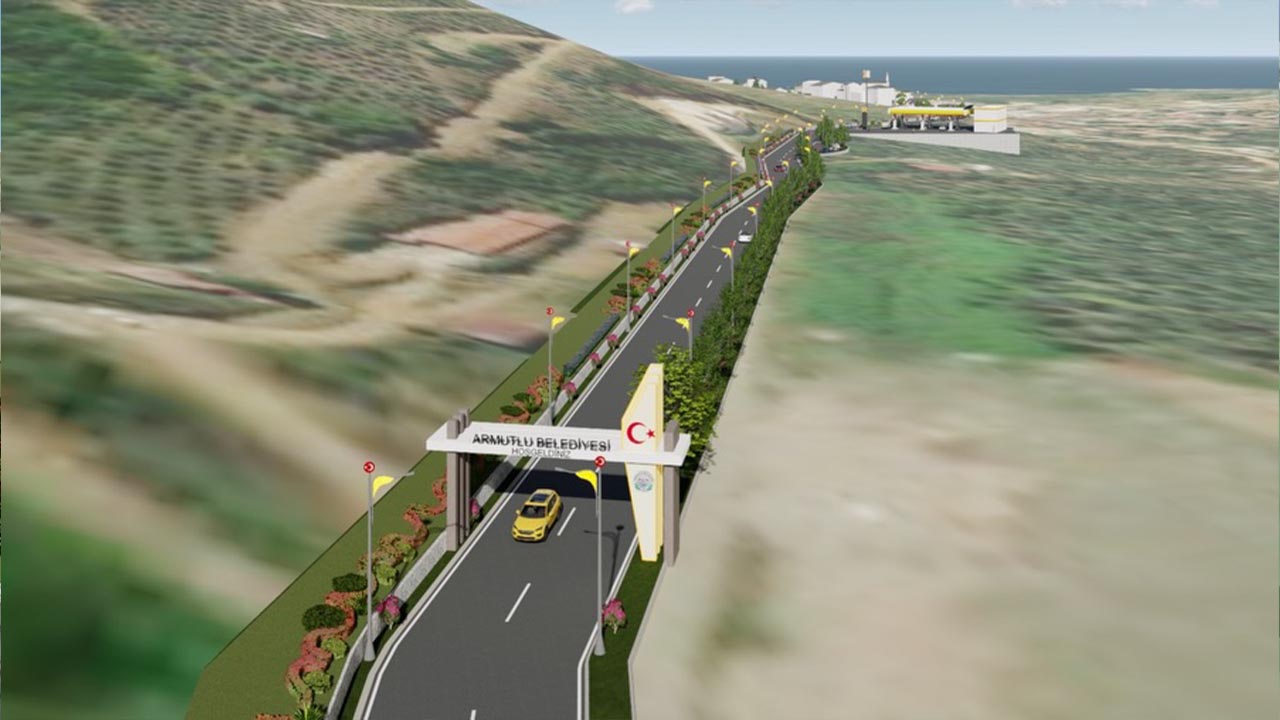 Armutlu’da İlçe Giriş Projesi Başladı (3)