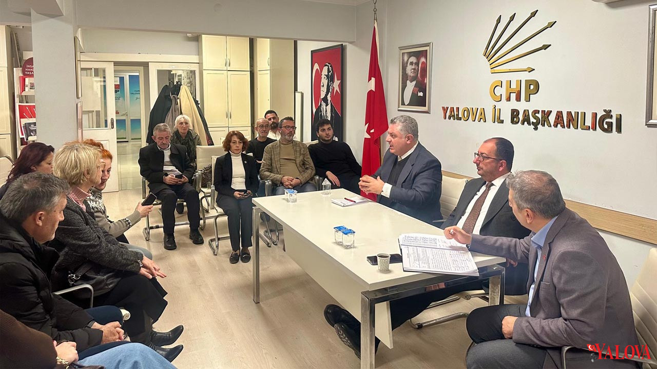Chp Yalova İl Yönetimi Toplantısına Başkan Gürel Katıldı (2)
