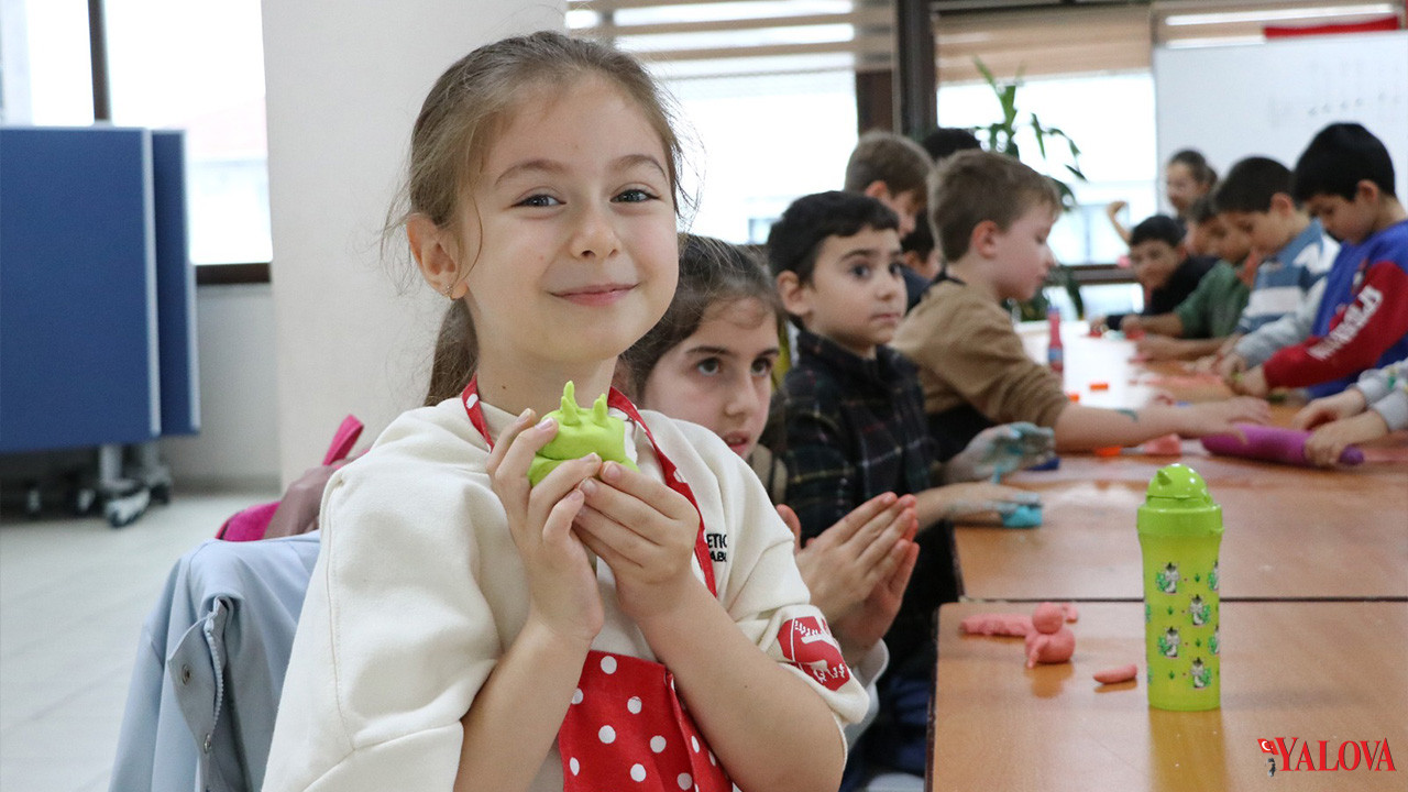 Çiftlikköy’de Minikler Hobi Kurslarıyla Kendilerini Geliştiriyor (4)