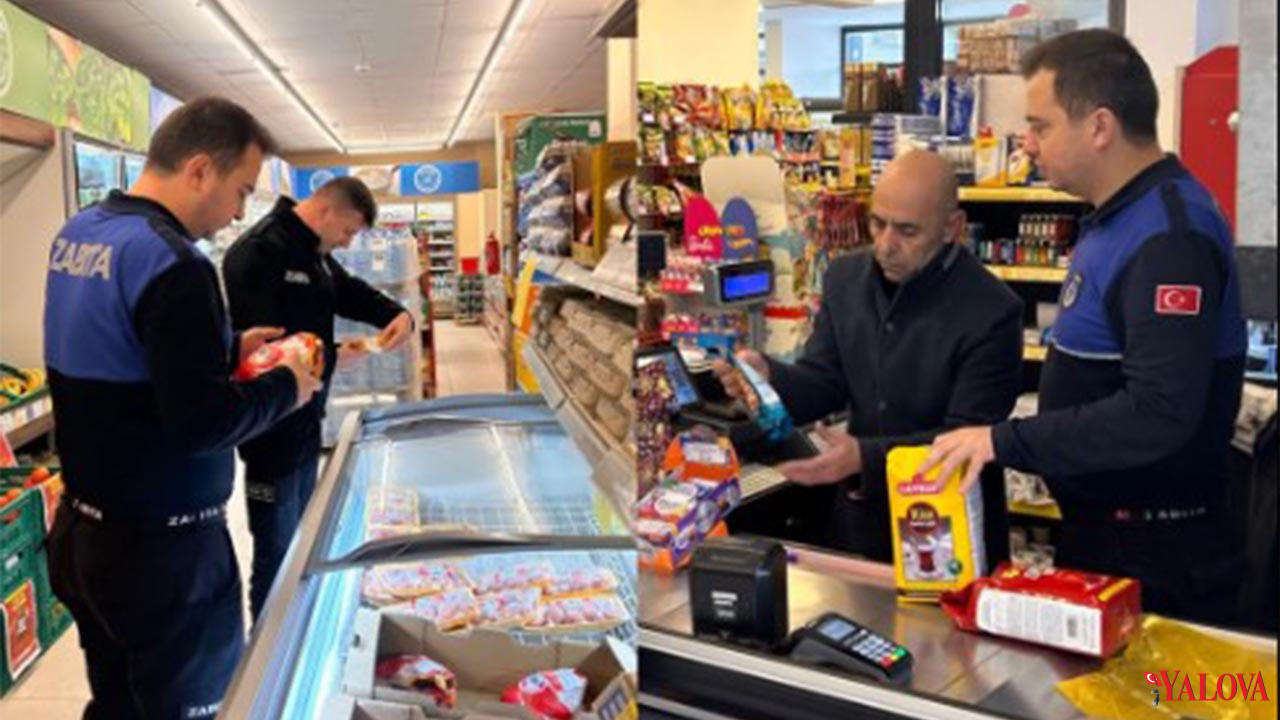 Çiftlikköy’de Yılbaşı Öncesi Marketlere Zabıta Denetimi (1)