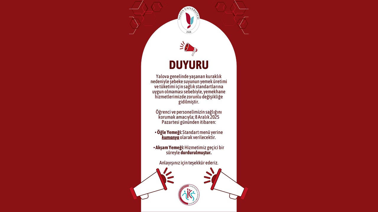 Kuraklık Yalova Üniversitesi’ni Vurdu Öğrenciler Kumanyaya Geçiyor (2)