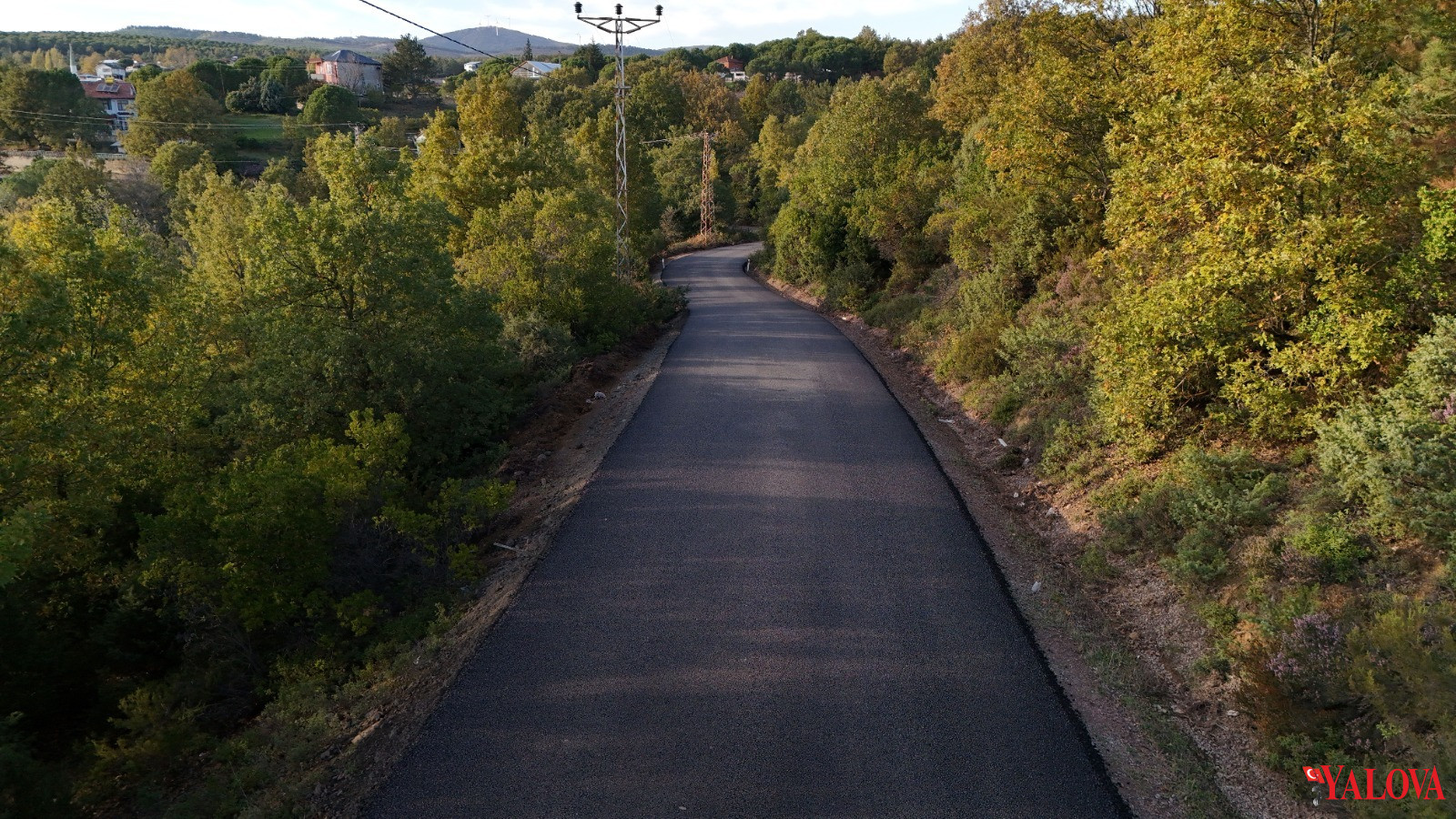 Safran Köyü Yolunda Sıcak Asfalt Haber (1)