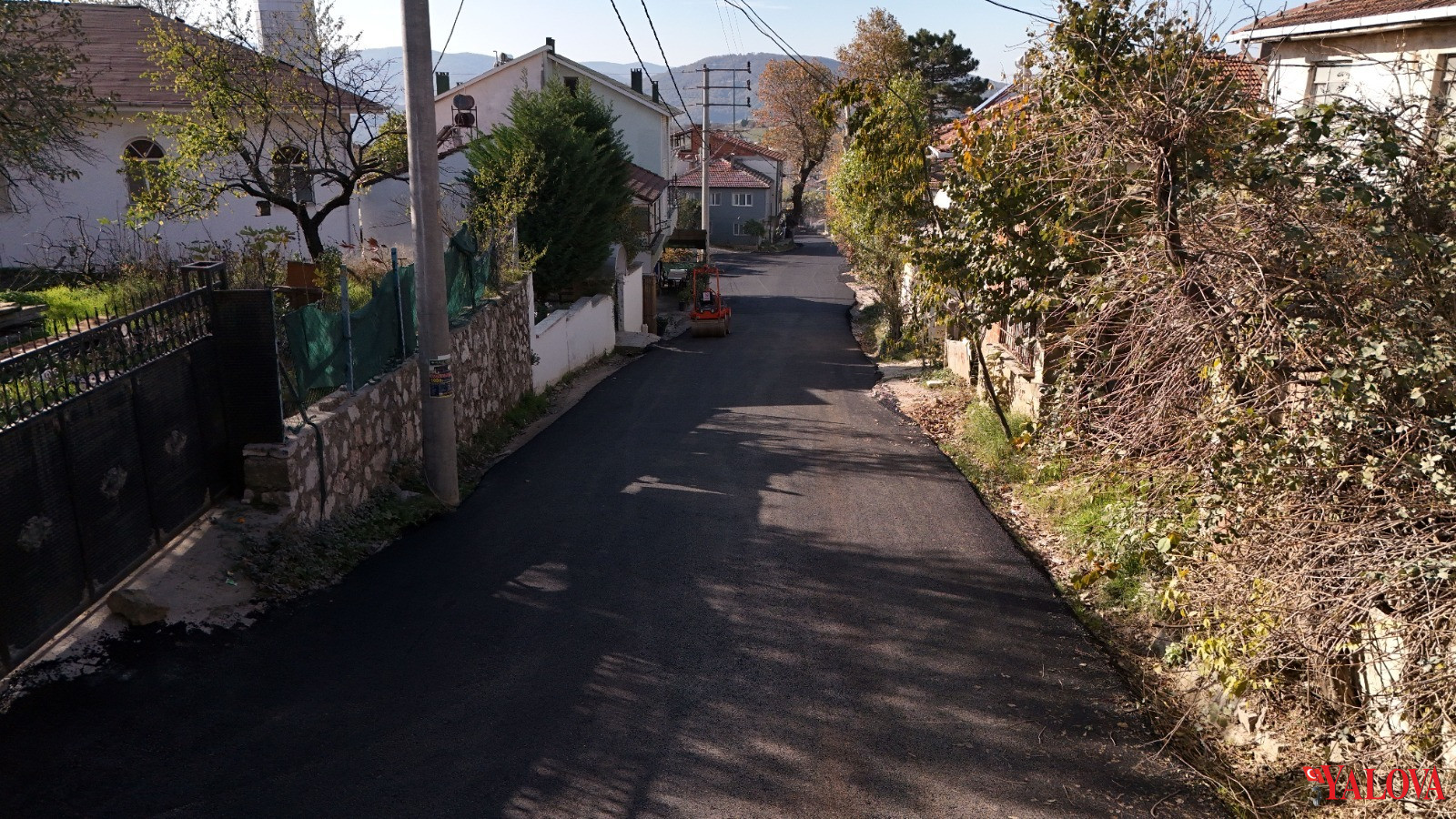 Safran Köyü Yolunda Sıcak Asfalt Haber (2)