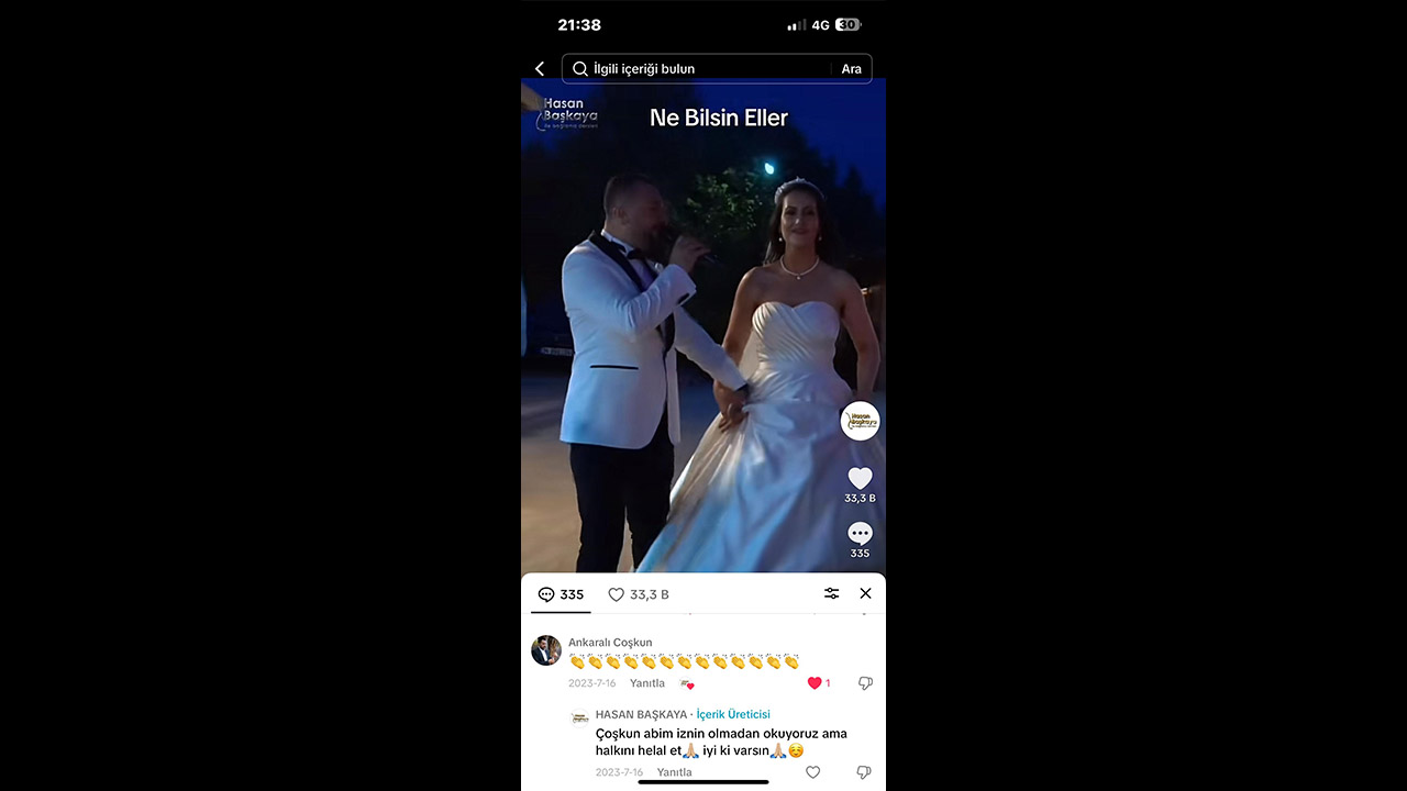 Düğünlerinde Söyledikleri Şarkı Başlarına Bela Oldu (4)