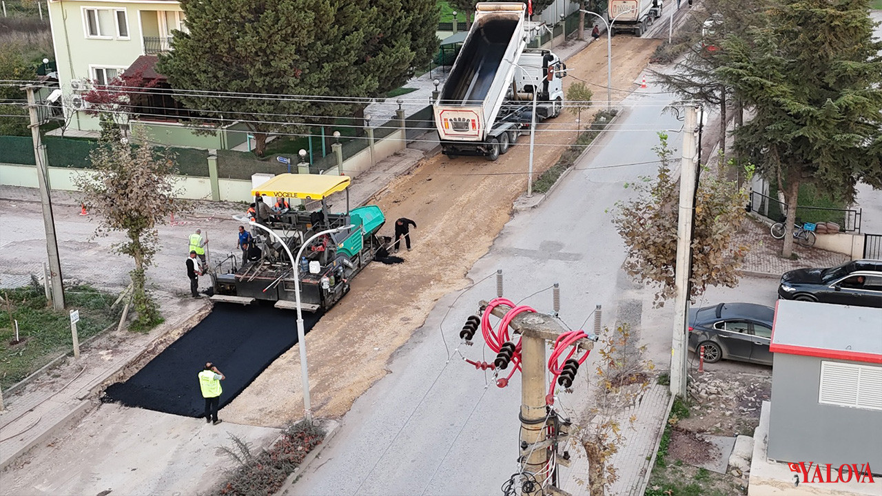 Yalova Ciftlikkoy Mehmet Akif Mahalle Asfalt Parke Calisma (4)