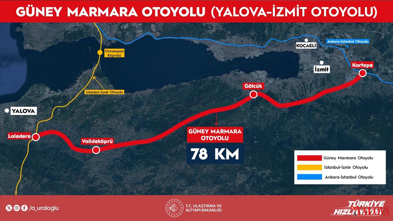 Yalova Izmit Guney Marmara Otoyol Proje Ulastirma Bakan Aciklama (2)