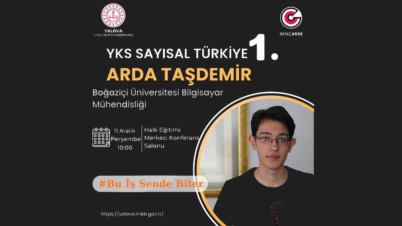 Yks Türkiye Birincileri Yalova’da Öğrencilerle Buluşuyor (1)