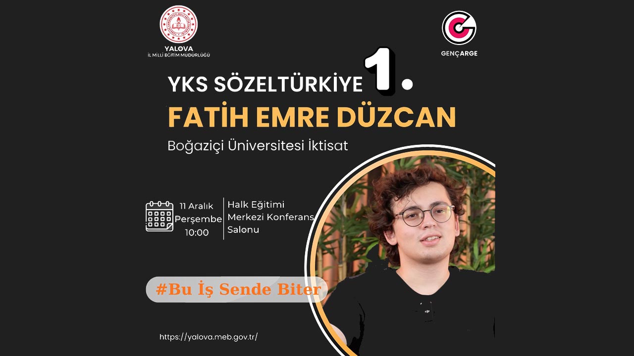 Yks Türkiye Birincileri Yalova’da Öğrencilerle Buluşuyor (2)