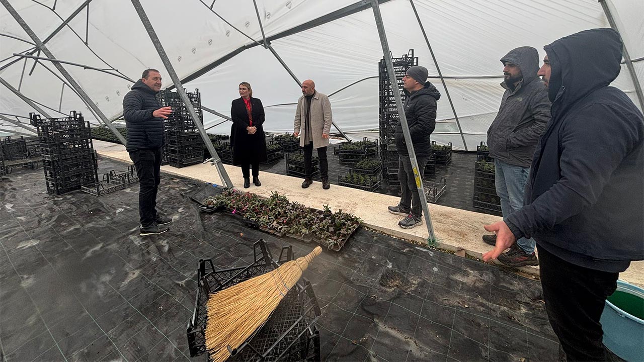 Başkan Fazlaca, Fırtına Nedeniyle Seraları Zarar Gören Çiftçileri Ziyaret Etti (2)