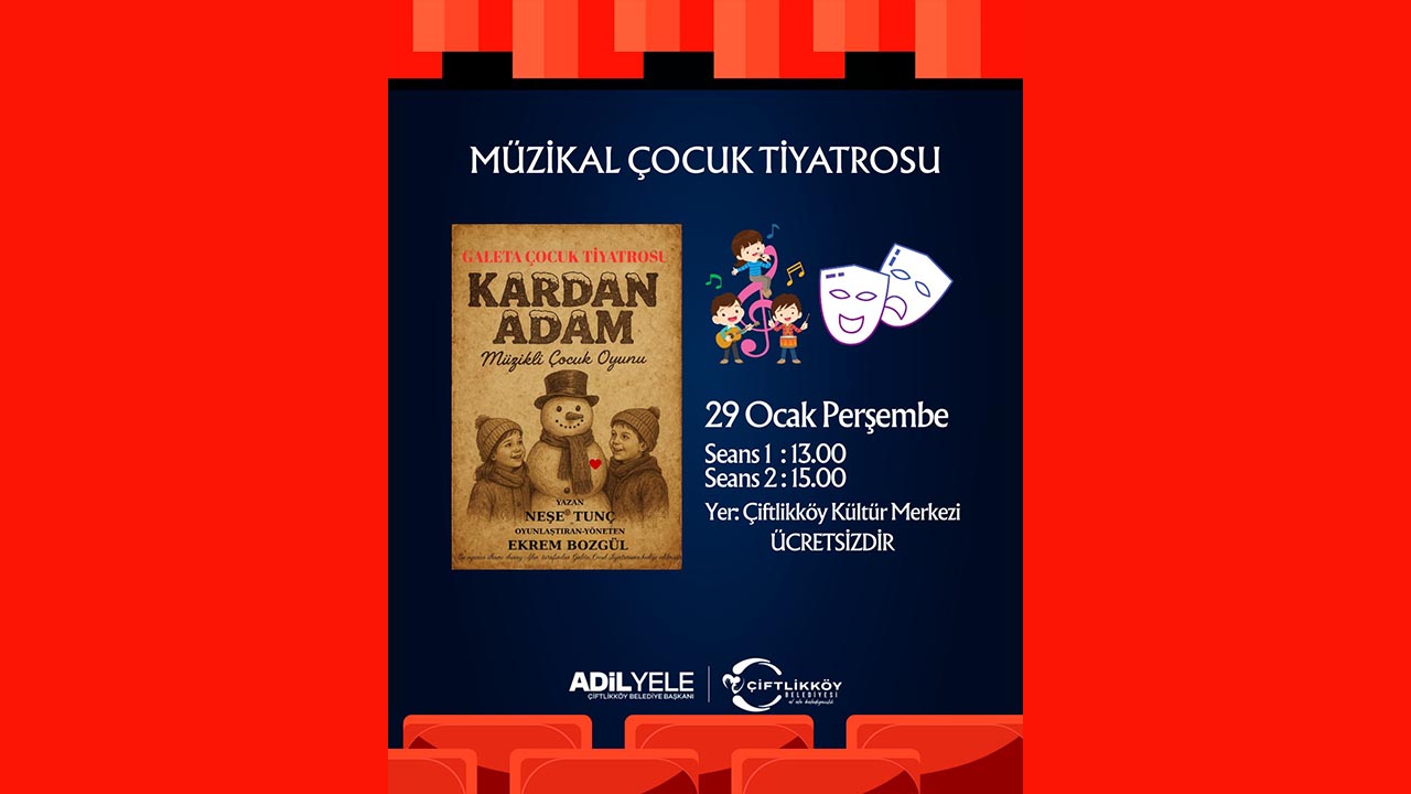 Çiftlikköy Belediyesi’nden Çocuklara Masal Gibi Tiyatro Şöleni (2)