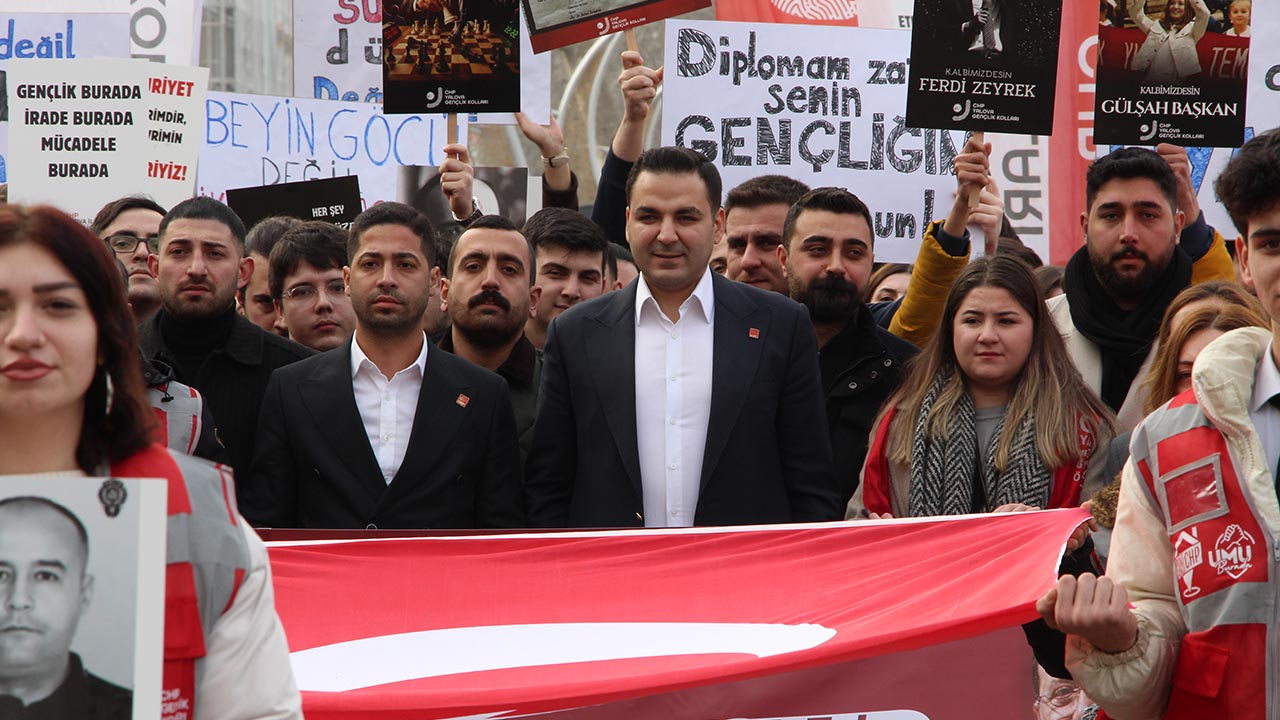 Yalova Chp Genclik Kollari Yuruyus Miting (5)