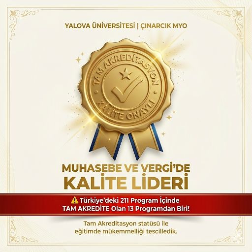 Yalova Cinarcik Meslek Yuksekokul Universite Medya Iletisim Vergi Uygulama Program Tam Akreditasyon 2029 (2)