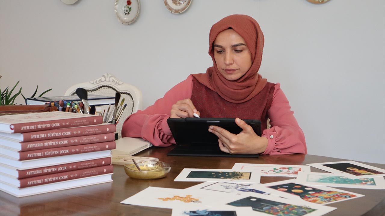 13 Yıllık Proje, 1068 Saatlik Çizim “Ayetlerle Büyüyen Çocuk” Yayında (13)