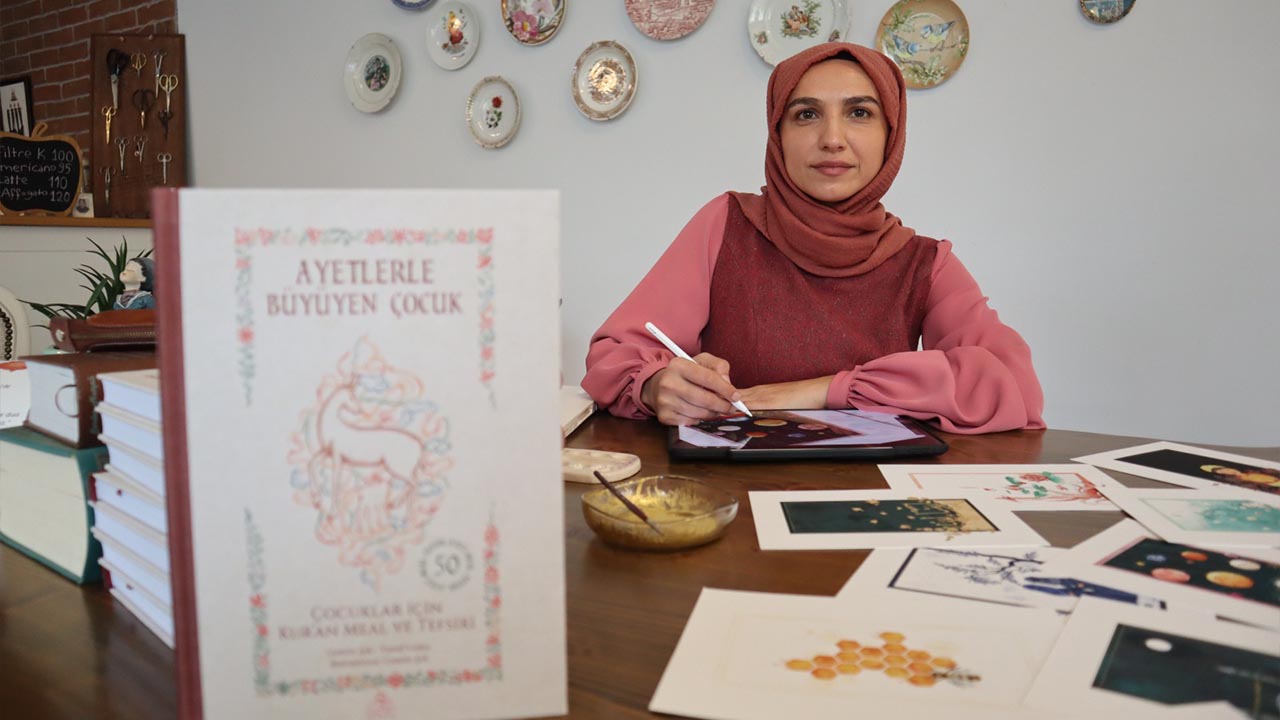 13 Yıllık Proje, 1068 Saatlik Çizim “Ayetlerle Büyüyen Çocuk” Yayında (2)