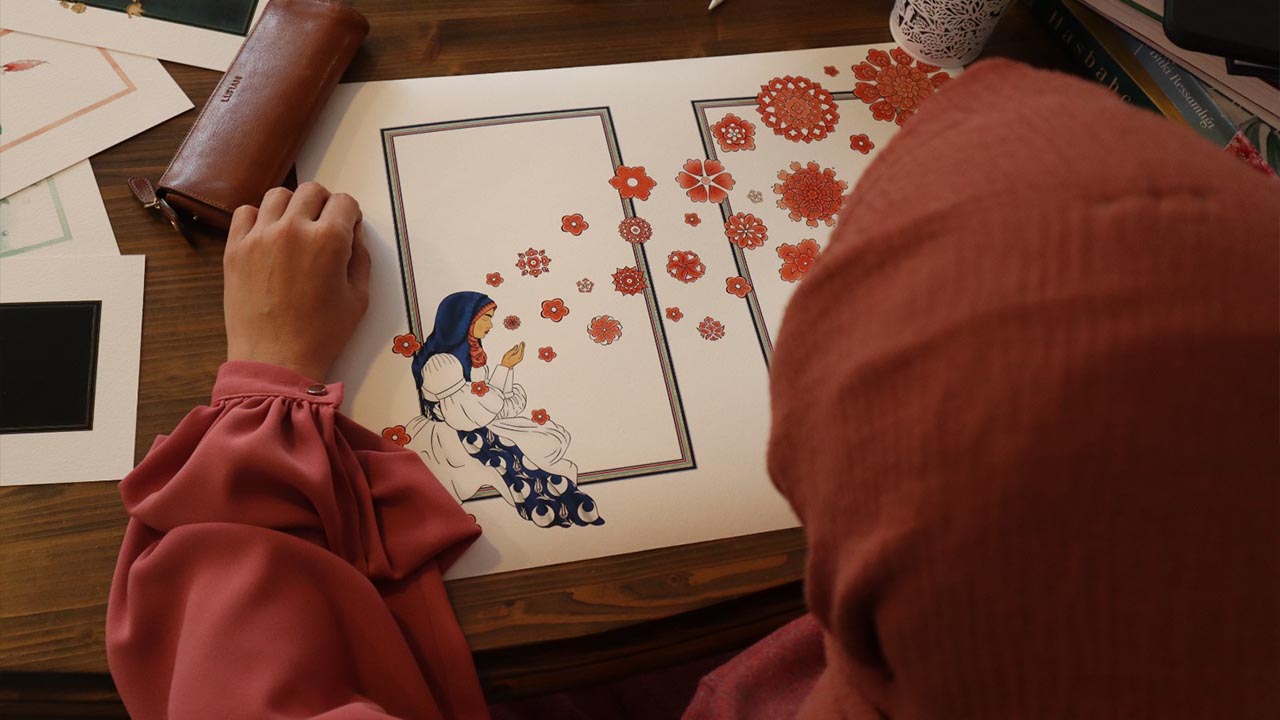 13 Yıllık Proje, 1068 Saatlik Çizim “Ayetlerle Büyüyen Çocuk” Yayında (7)