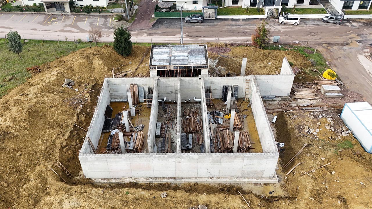 Yalova Ciftlikkoy Belediye Su Deposu Insaat Calisma (1)