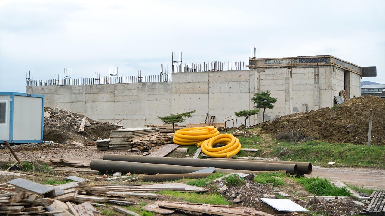 Yalova Ciftlikkoy Belediye Su Deposu Insaat Calisma (2)