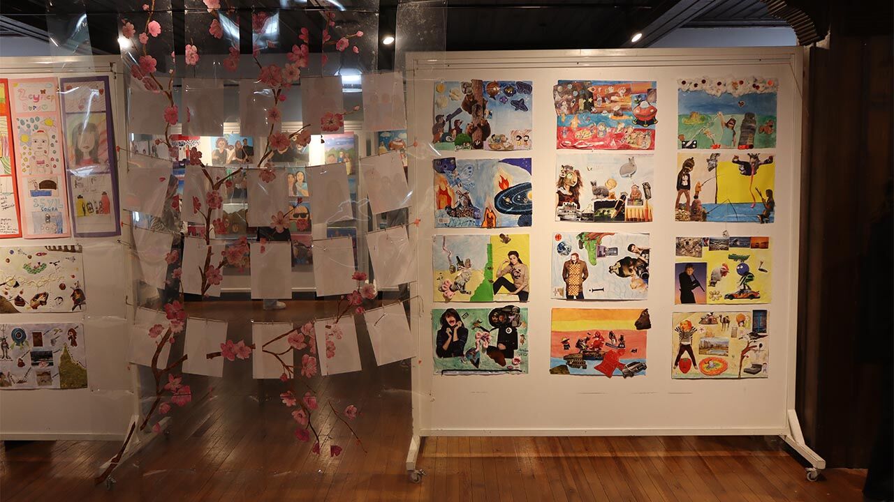 Atatürk Bi̇lsem Karma Resim Sergisi Açıldı (1)