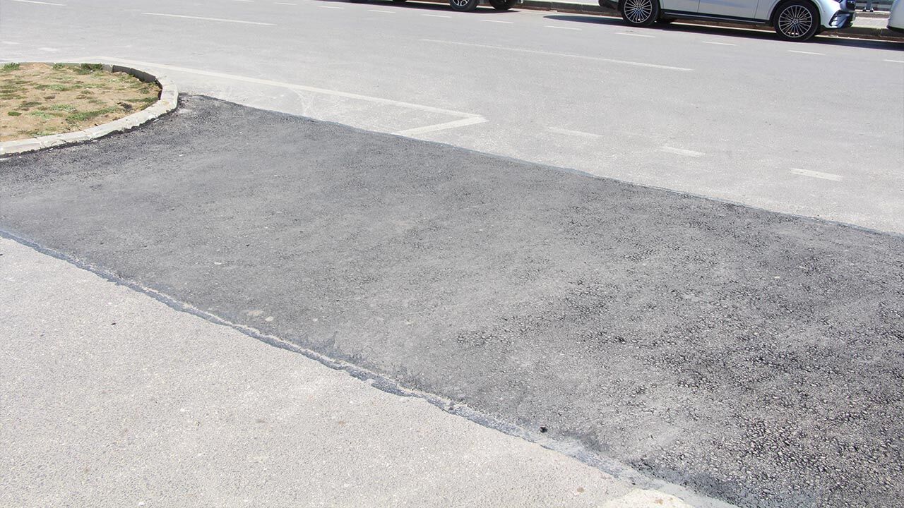 Yalova Egitim Arastirma Hastane Yol Kayma Cokme Asfalt Yama Kaldirim Bozulma Tehlike (1)-1