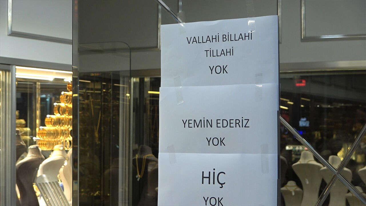 Vallahi Billahi Yok Yazısı Kuyumcuda Izdihamı Durduramadı (3)