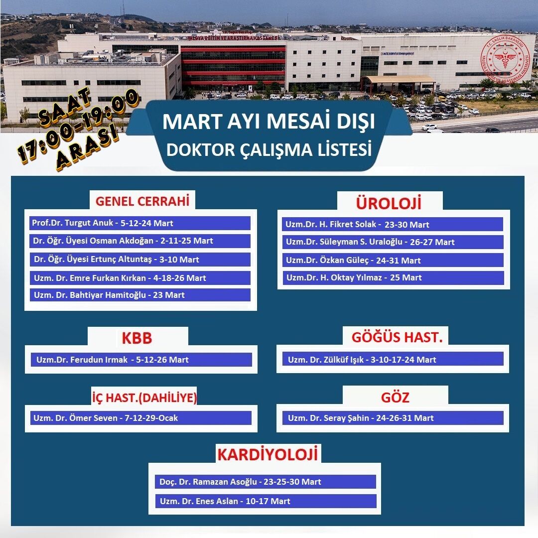 Yalova Egitim Arastirma Hastane Mart Ayi Mesai Disi Poliklinik Hizmet (1)