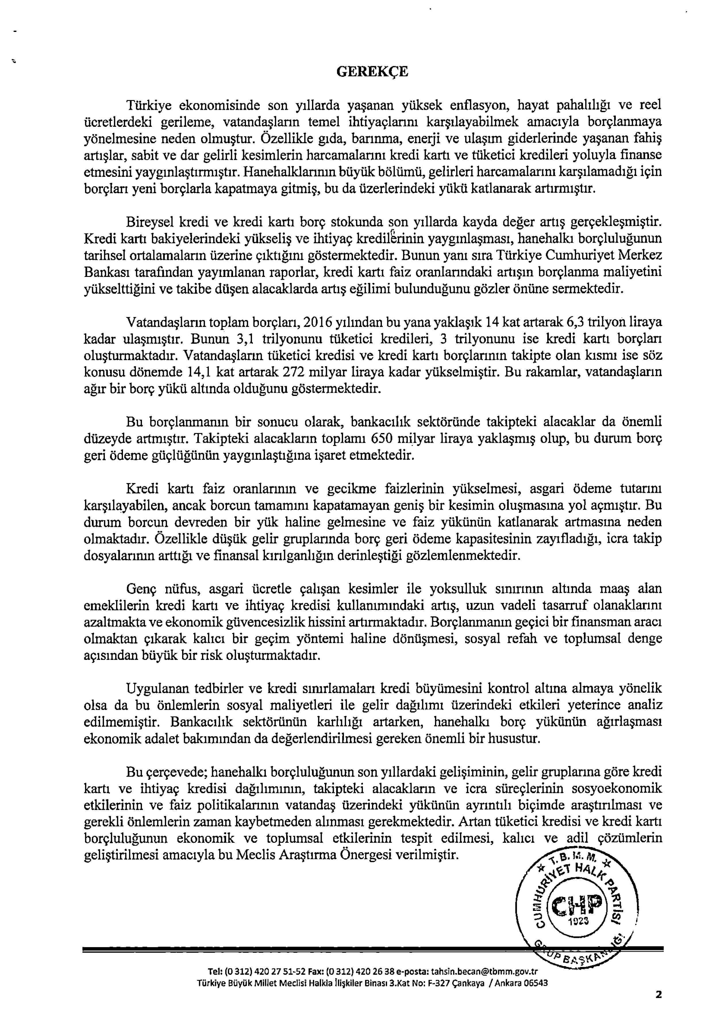 Yalova Chp Vekil Kredi Kart Borc Yuku Vatandas Artis Aciklama 2