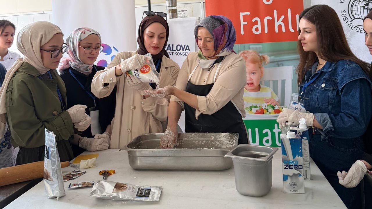 Yalova Kent Konseyi Kadin Meclis Pku Fenilketonuri Hastalik Farkindalik Universite Ogrenci Pide Yapim (4)