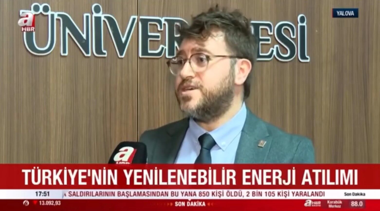 Yalova Universite Rektor Akademisyen A Haber Yayın Enerji Savas Turkiye (1)