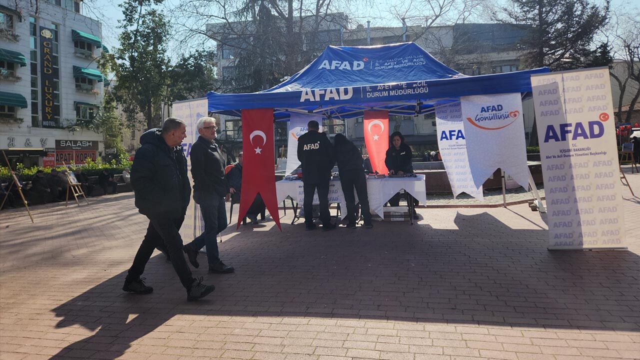 Yalova Valilik Acil Afet Mudurluk Afad Deprem Haftasi Stant Farkindalik Calisma (4)