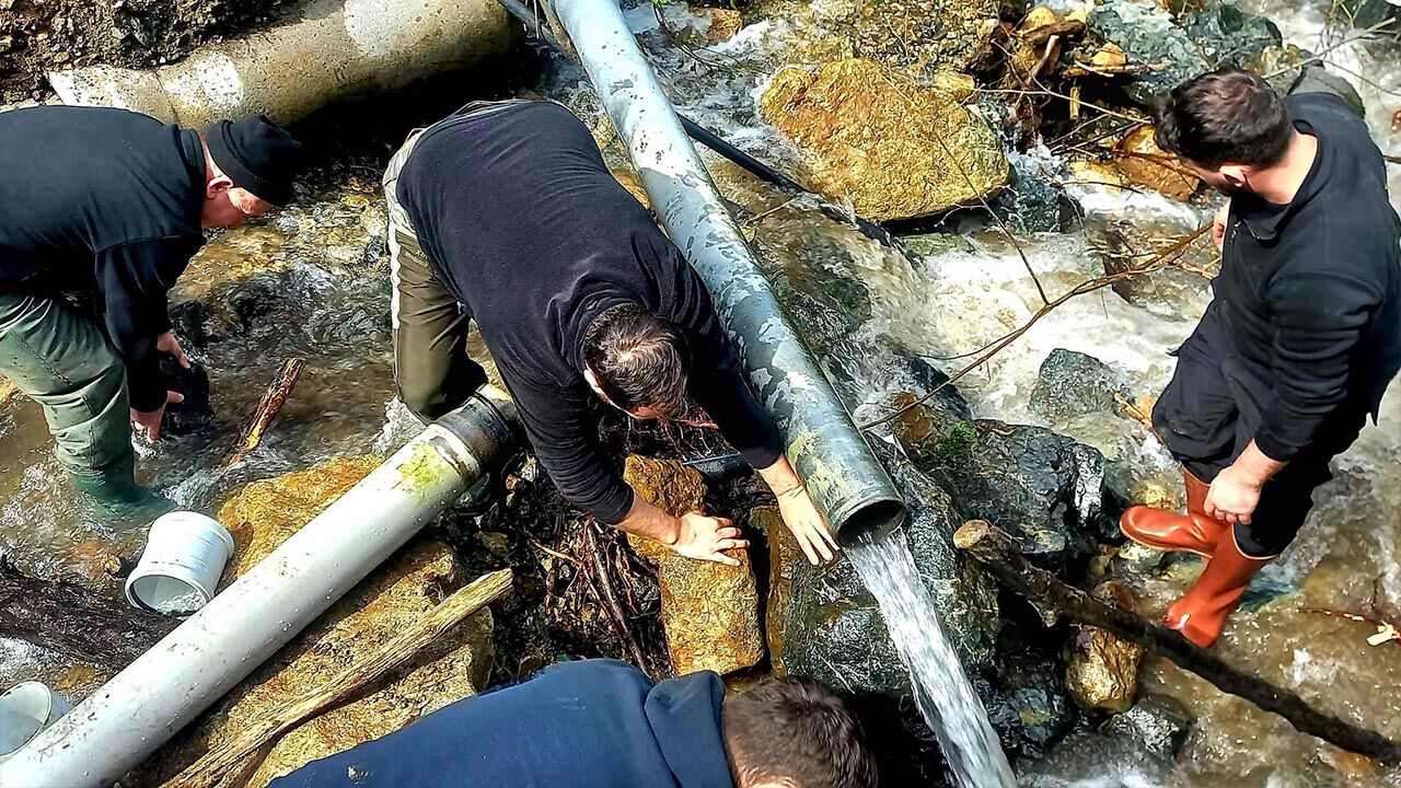 Esenköy'de Su Hatları Selde Parçalandı Kritik Çağrı (4)