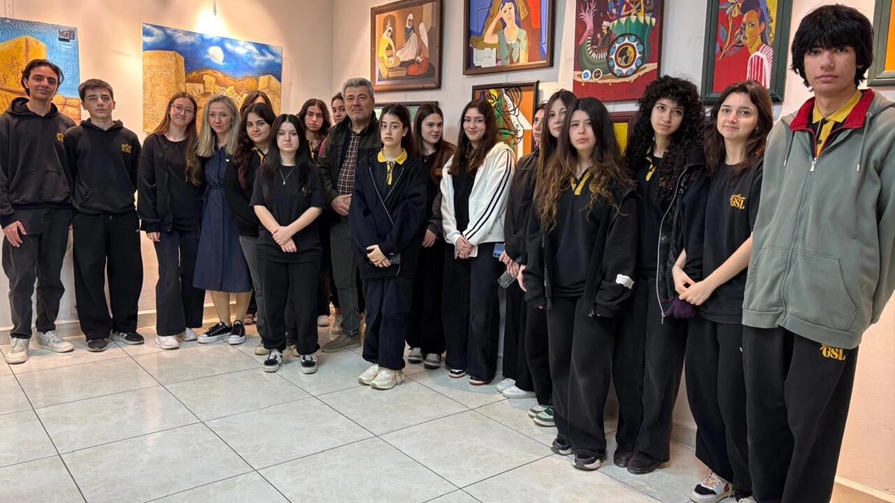 İki Şehir Tek Sergi Geleceğin Sanatçıları Atıklara Hayat Verdi (4)