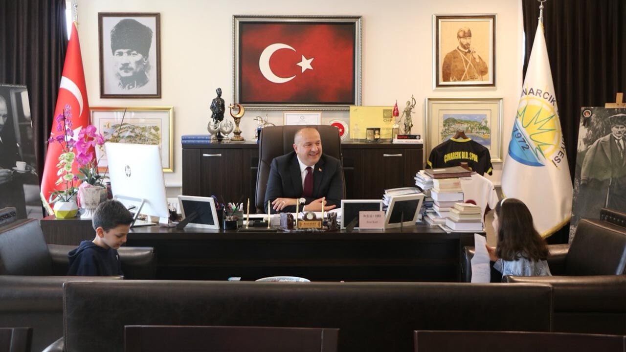 Yalova Cinarcik Belediye Baskan Gulkent Ilkokul Minik Ogrenciler Roportaj (2)