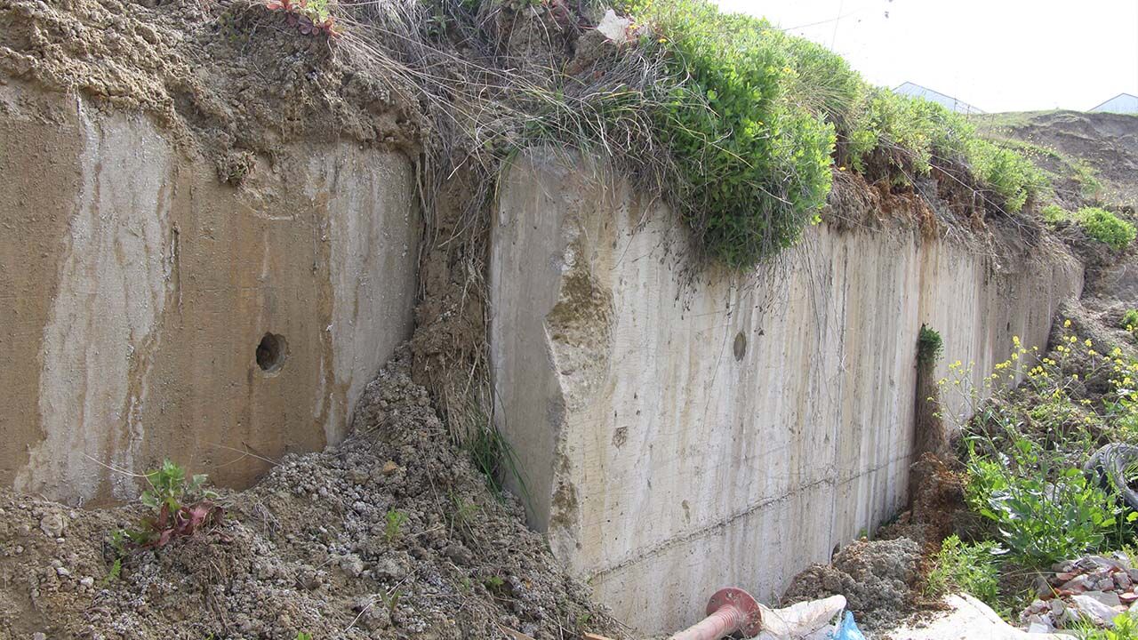 Yalova Kirazli Sanayi Sitesi Toprak Kayma Istinat Duvari Cokuntu Esnaf Sikayet (10)