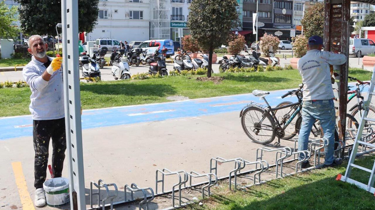 Yalova Belediyesi Inkilap Parki Bisiklet Park Alan Bakim (4)