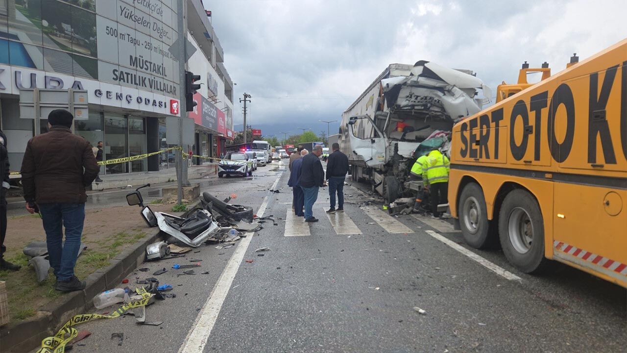 Yalova Bursa Orhangazi Tir Trafik Kaza Olum (2)