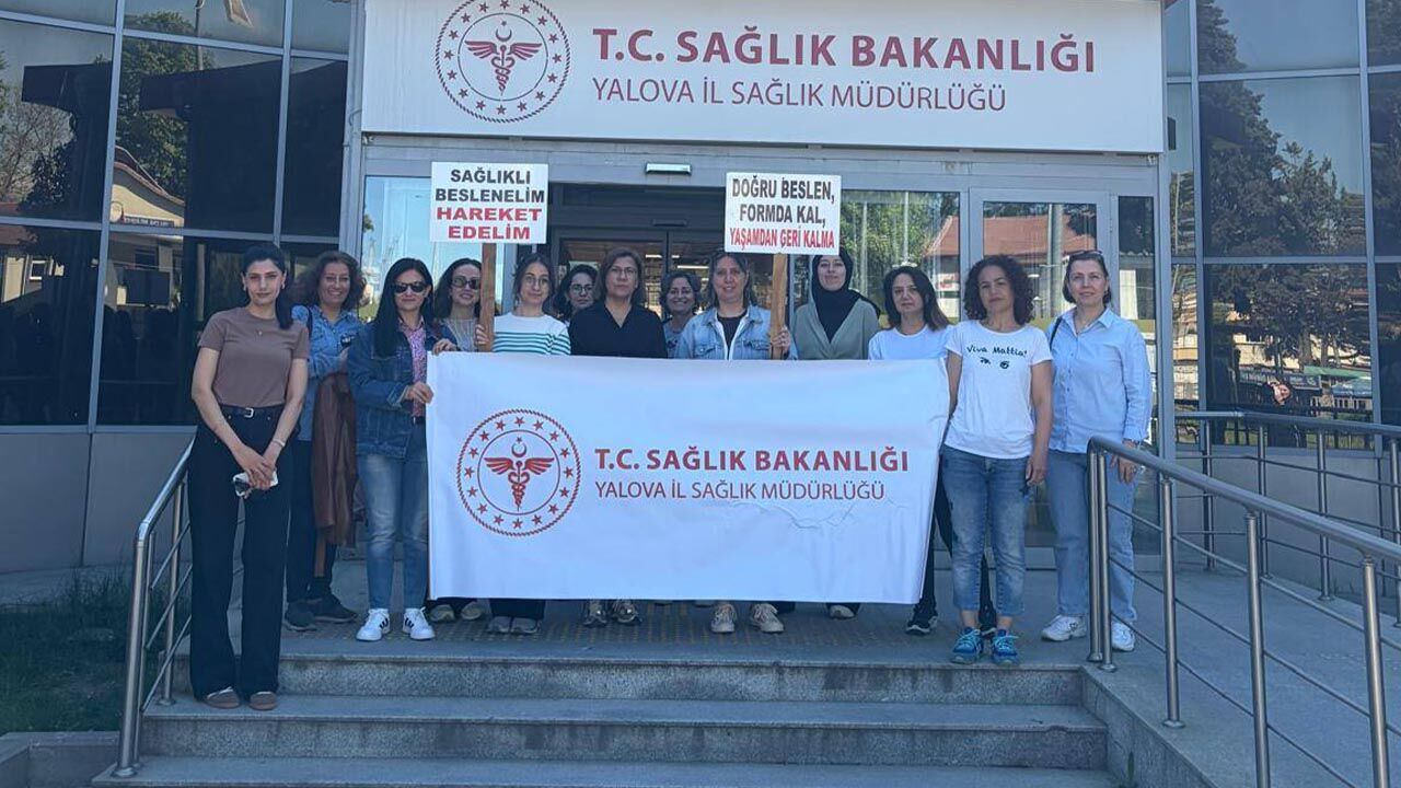Yalova Il Saglik Mudurluk Avrupa Obezite Farkindalik Gun Yuruyus (2)