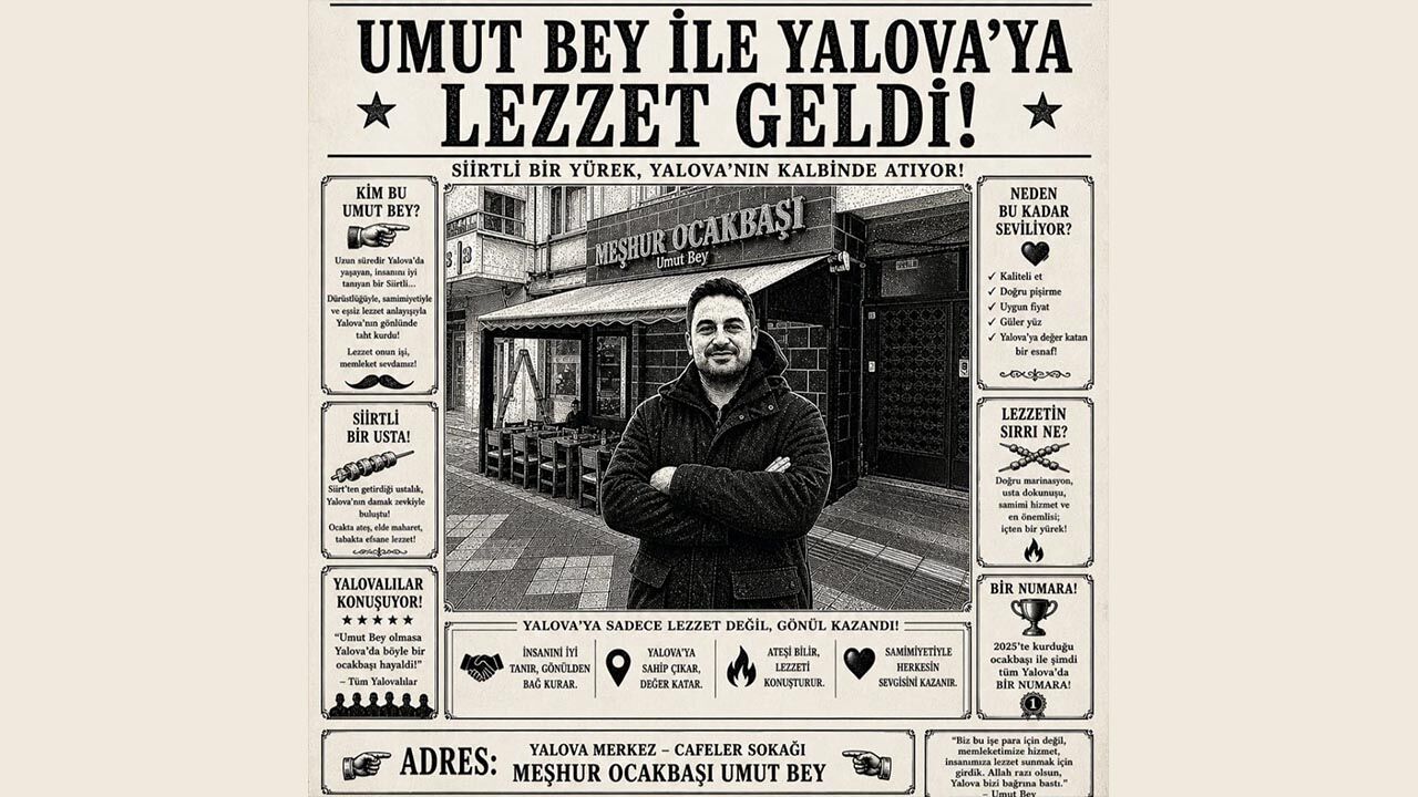 Yalova'da Köfte Meşhur Ocakbaşı Umut Beyde Yenir Haber (11)