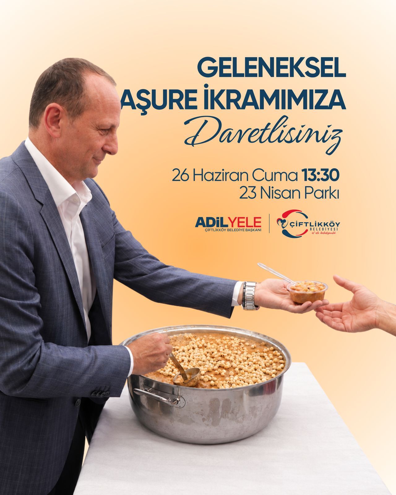 Çiftlikköy Belediyesi’nden Geleneksel Aşure İkramı (2)