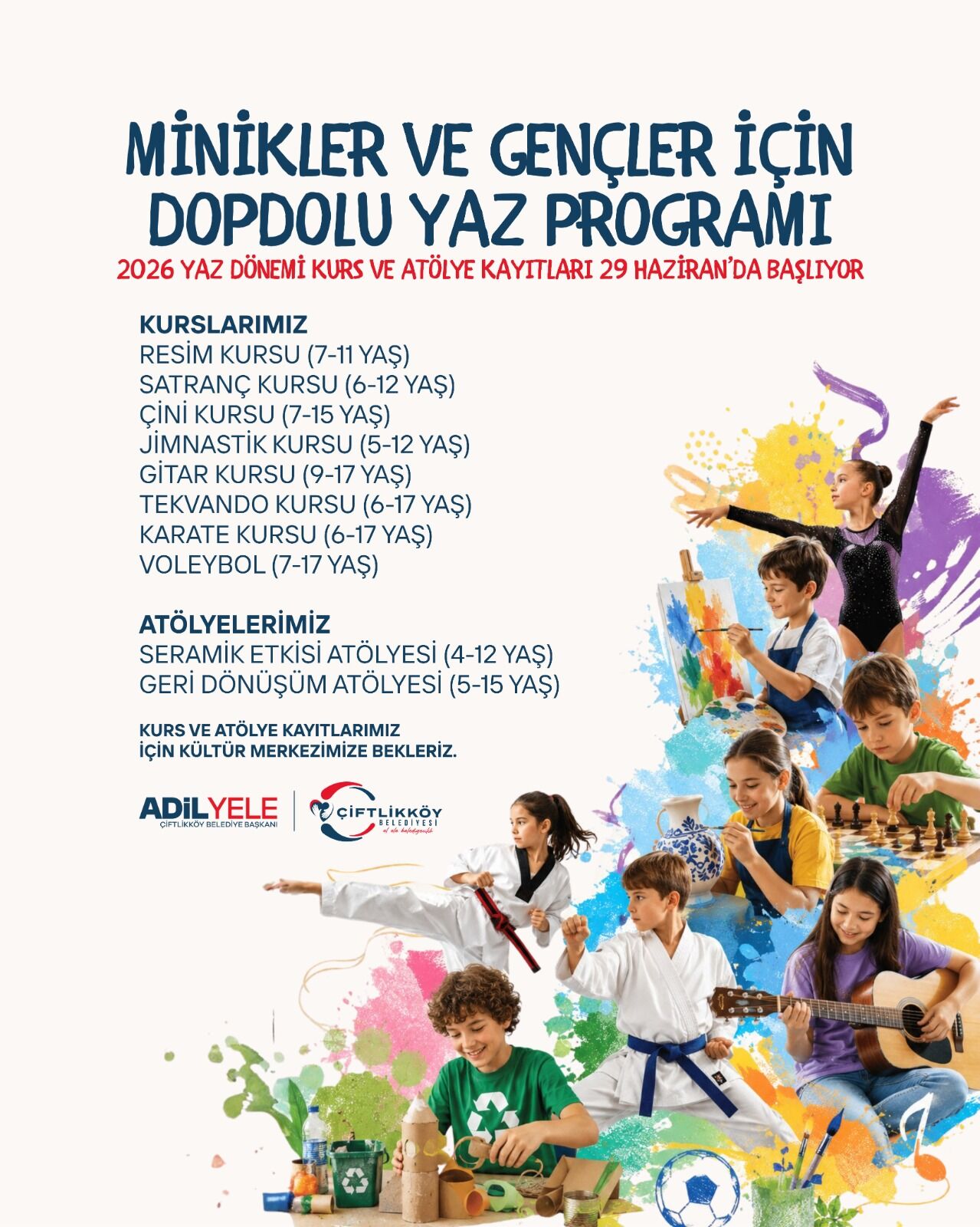 Çiftlikköy’de Yaz Kursları Için Geri Sayım Başladı (1)