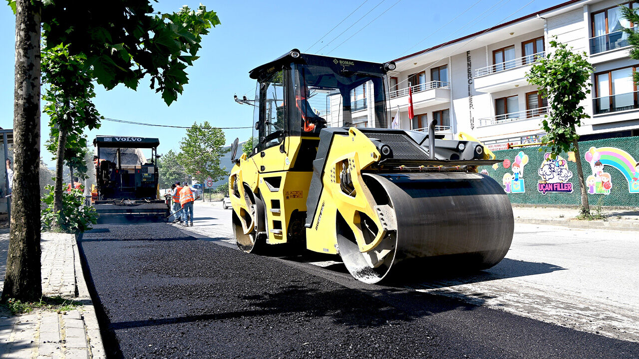 Yalova Belediye Rustempasa Mahallesi Sefika Sokak Baglarbasi Safran Yolu Asfalt Calisma (1)