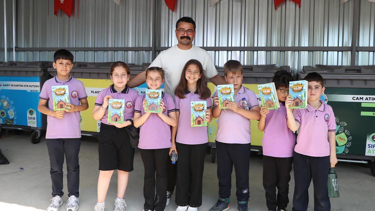 Yalova Ciftlikkoy Belediyesi Sifir Atik Merkezi Cevre Haftasi Yazar Cocuklar Bulusma (1)