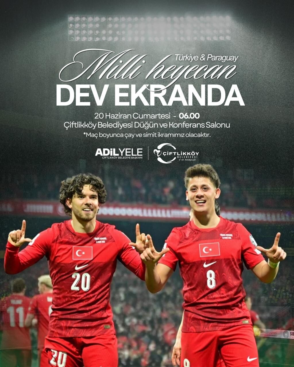 Türkiye – Paraguay Maçı Çiftlikköy’de İzlenecek (2)