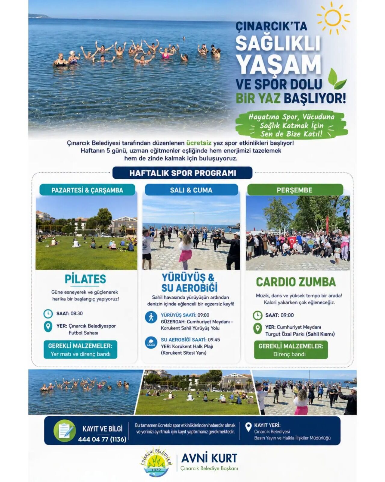 Çınarcık’ta Sağlıklı Yaşam Başlıyor