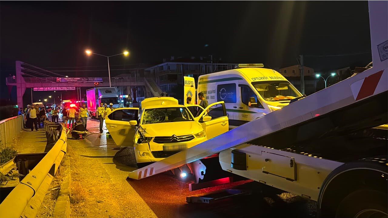 Üst Geçide 40 Metre Kala Karşıya Geçmek Istedi, Canından Oldu (1)