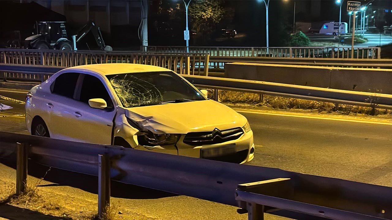 Üst Geçide 40 Metre Kala Karşıya Geçmek Istedi, Canından Oldu (2)